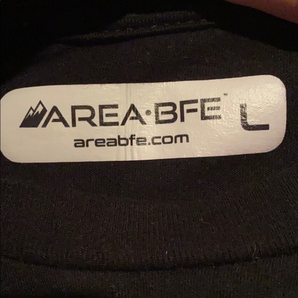 AREA BFE men’s black and white tee. NEW ALL SIZES - Picture 5 of 9